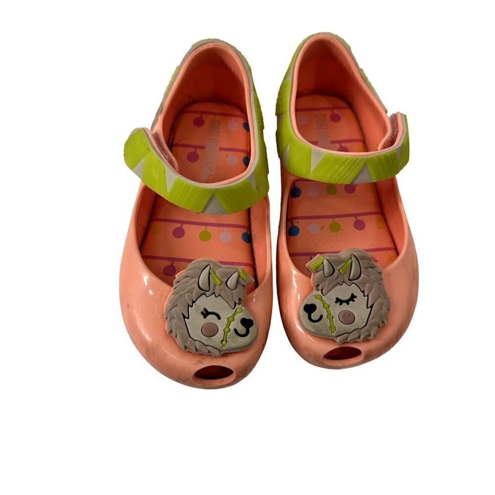 * Mini Melissa Ultragirl Alpaca Me Orange Size 8